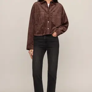 Z-Supply All Day Cropped Suede Jkt