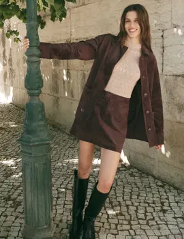 Z-Supply Perri Suede Mini Skirt