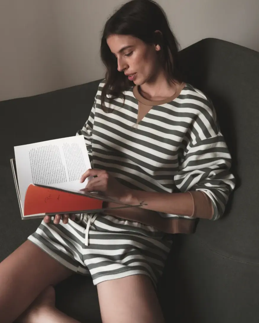 Z-Supply Low Key Stripe Sweatshirt