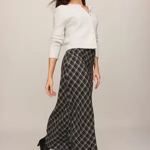 Z-Supply Europa Plaid Maxi Skirt