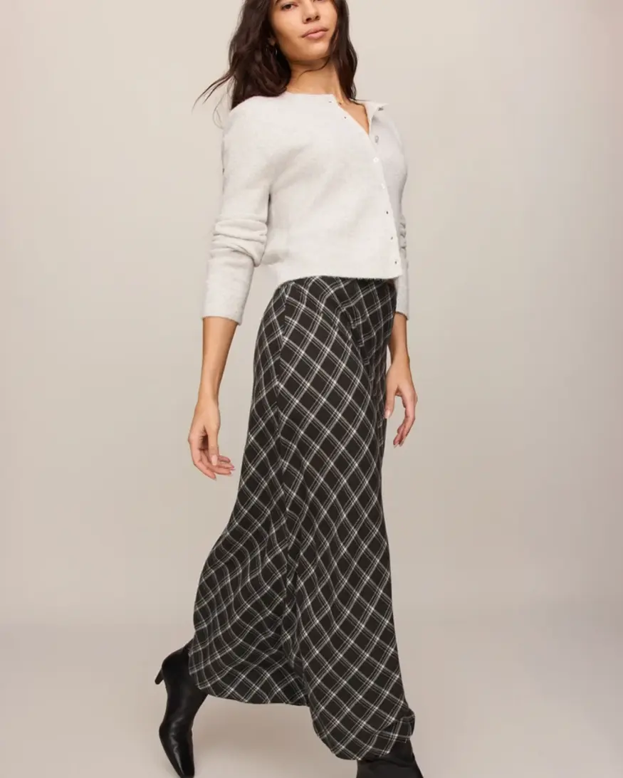 Z-Supply Europa Plaid Maxi Skirt