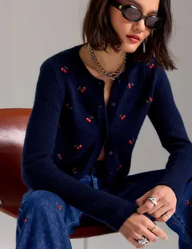 DAZE Muse Embroidered Cardi