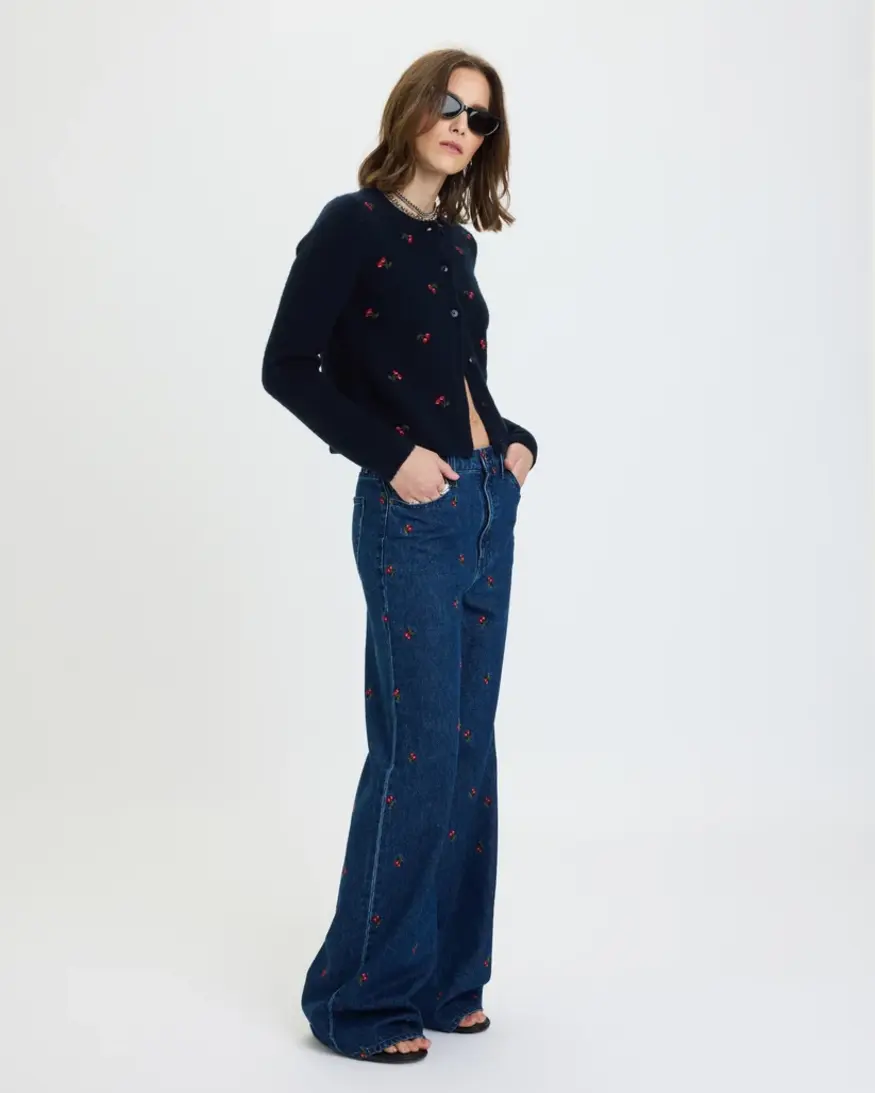 DAZE Muse Embroidered Cardi
