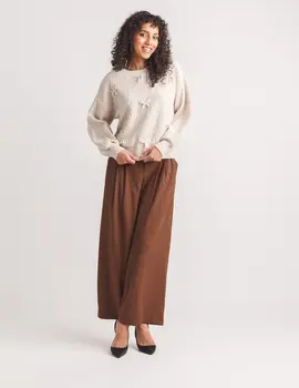 Papillon Twylene Bow Detail Cable Knit