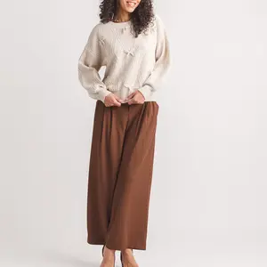 Papillon Twylene Bow Detail Cable Knit