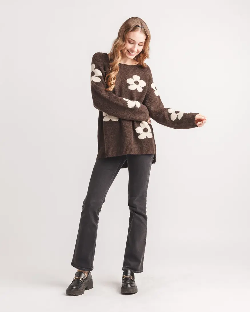 Papillon Tessa Daisy Print Knit