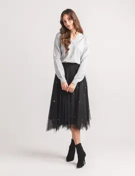Papillon Tabitha Lace Trim Sweater