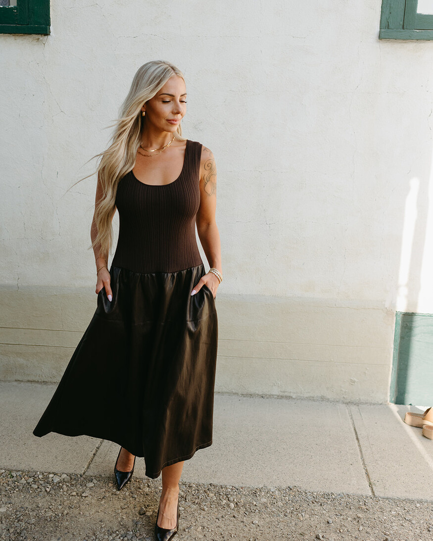 Lucy Paris September Mixed Media Midi