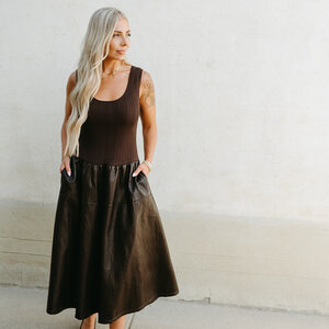 Lucy Paris September Mixed Media Midi