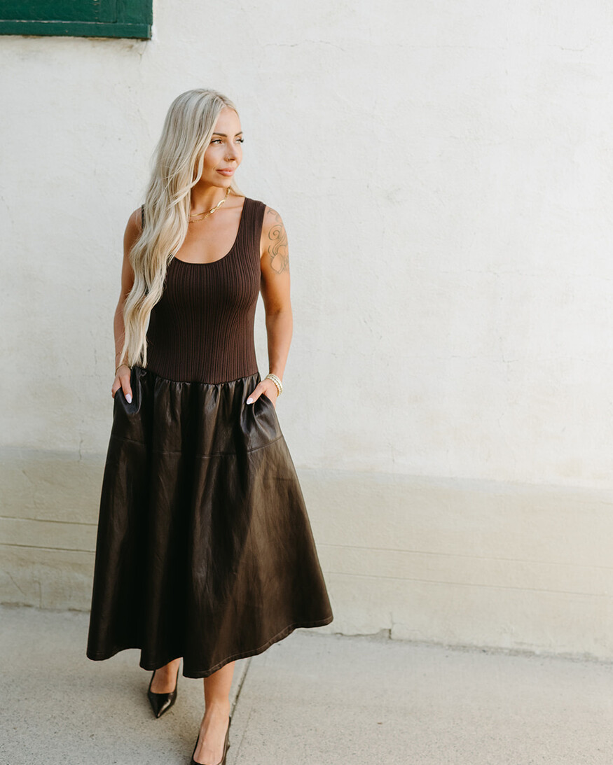 Lucy Paris September Mixed Media Midi