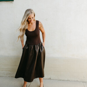 Lucy Paris September Mixed Media Midi