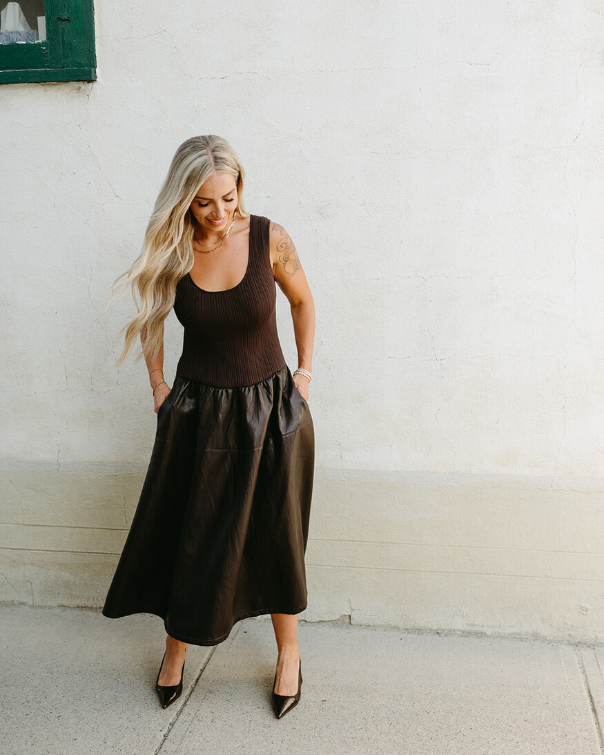 Lucy Paris September Mixed Media Midi