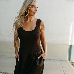 Lucy Paris September Mixed Media Midi