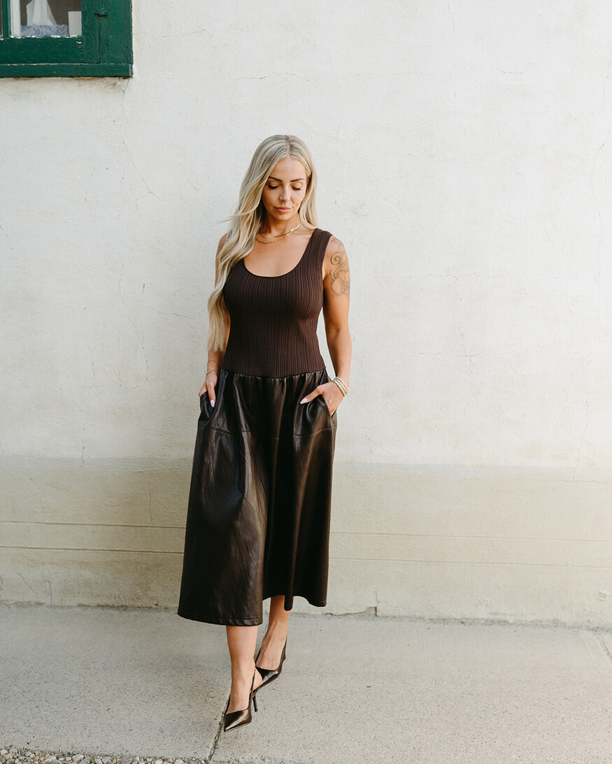 Lucy Paris September Mixed Media Midi