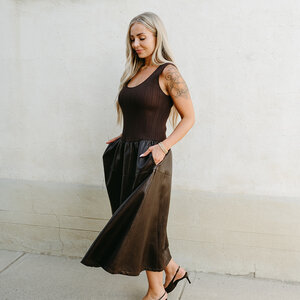 Lucy Paris September Mixed Media Midi