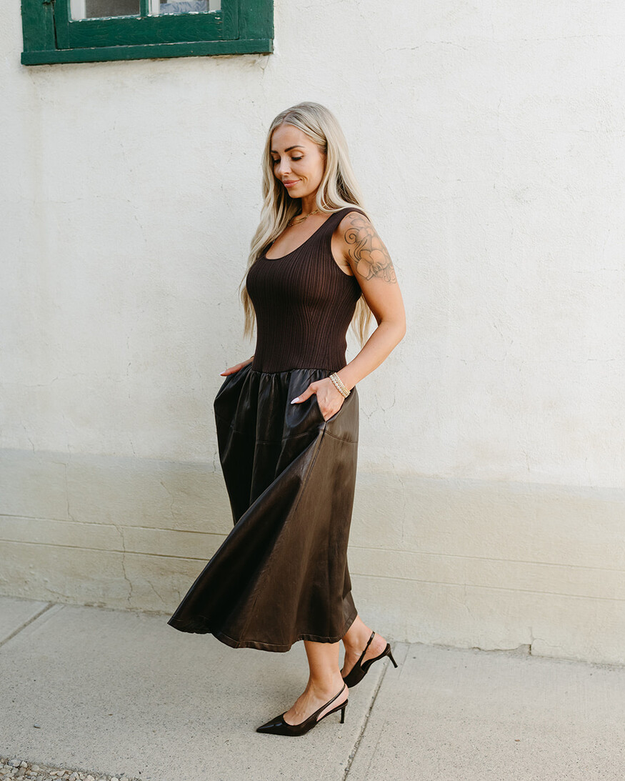Lucy Paris September Mixed Media Midi