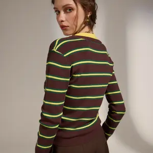 Deluc Rainbow Striped Cardi