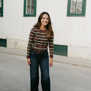 Deluc Rainbow Striped Cardi