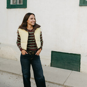 Deluc Rainbow Striped Cardi
