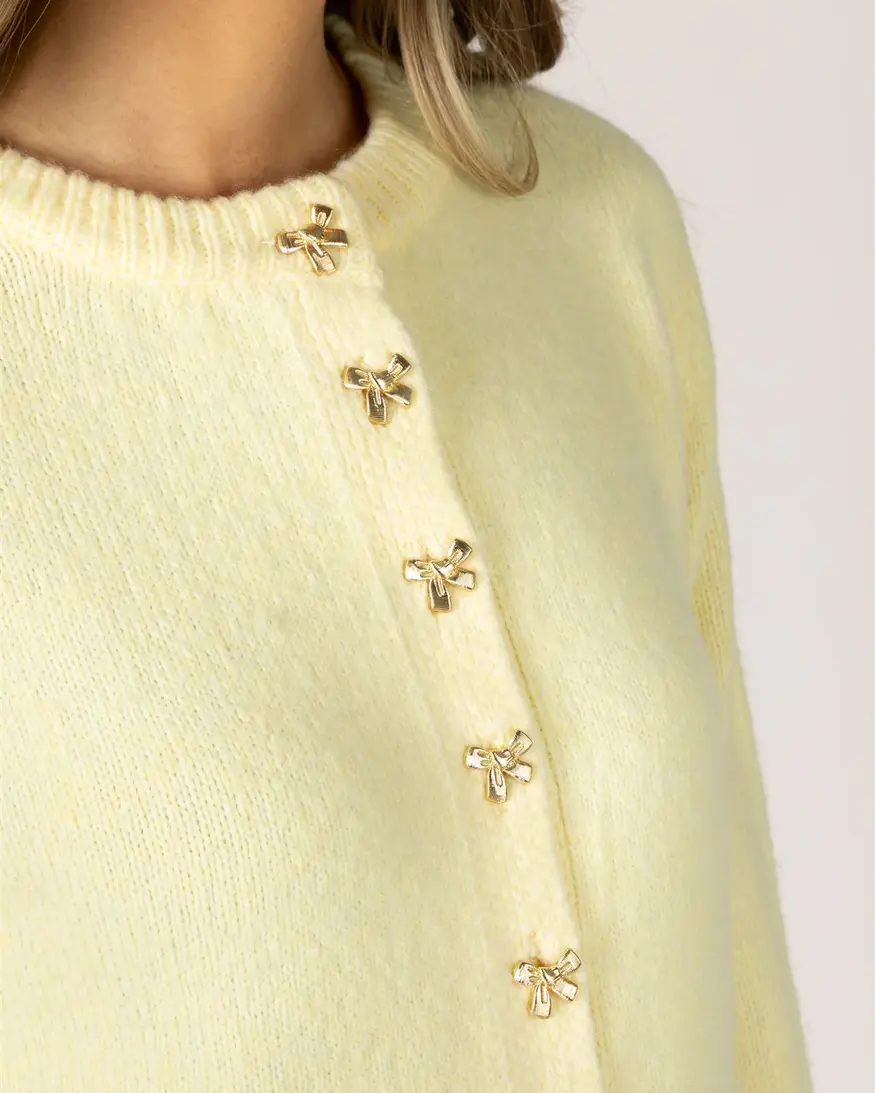 Lyla & Lux Aisha Bow Cardi
