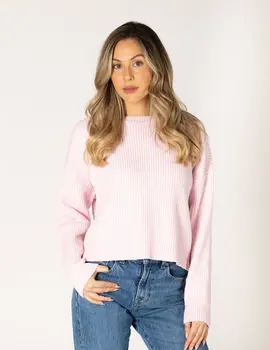 Lyla & Lux Bobbi Chenille Rib Sweater