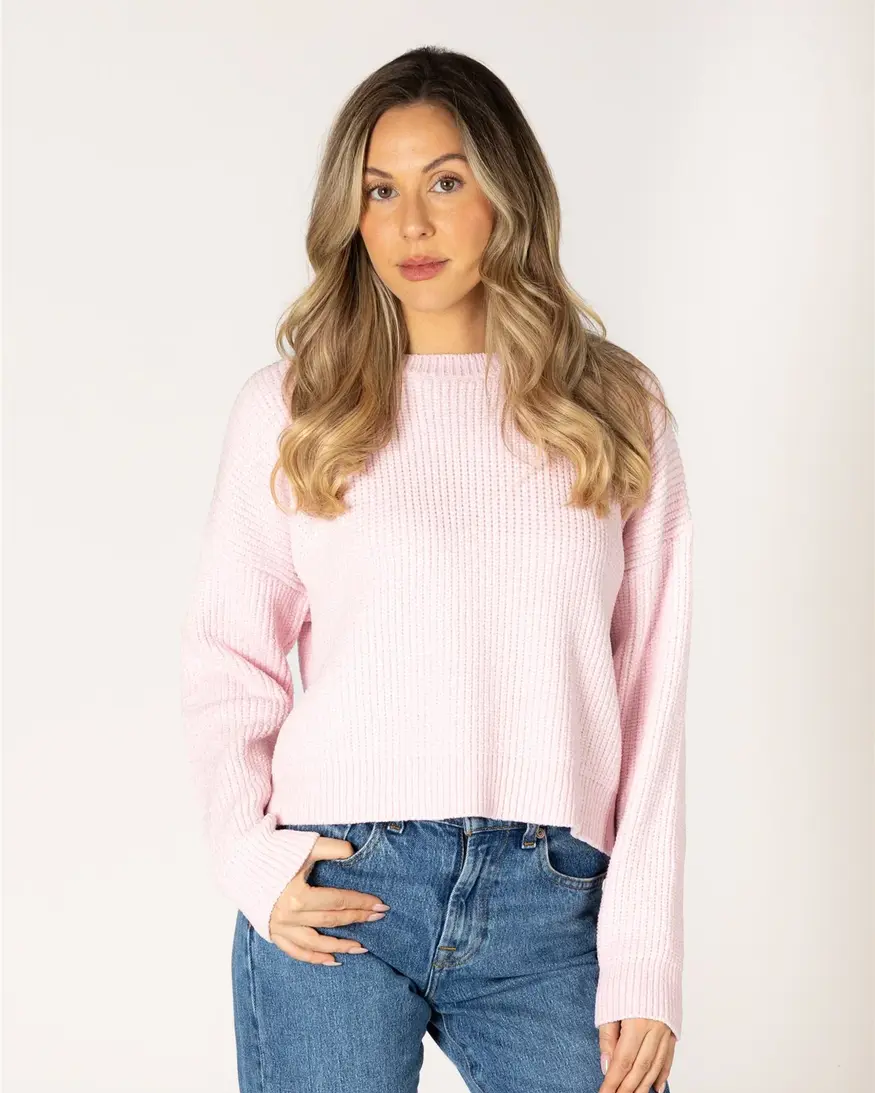 Lyla & Lux Bobbi Chenille Rib Sweater