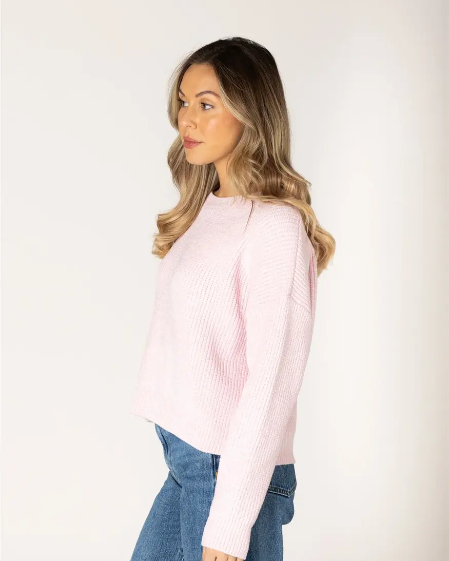 Lyla & Lux Bobbi Chenille Rib Sweater
