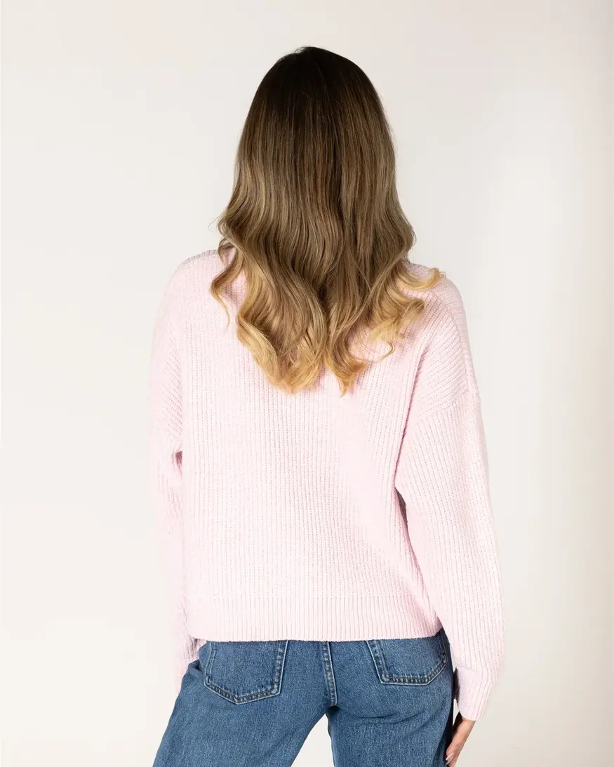 Lyla & Lux Bobbi Chenille Rib Sweater