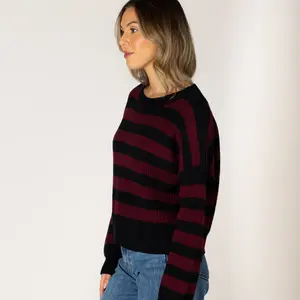 Lyla & Lux Bobby Cotton Stripe Knit