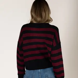 Lyla & Lux Bobby Cotton Stripe Knit
