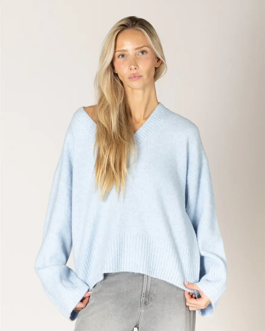 Lyla & Lux Etta V-Neck Sweater