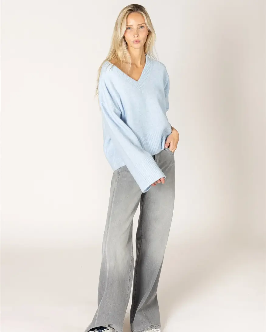 Lyla & Lux Etta V-Neck Sweater