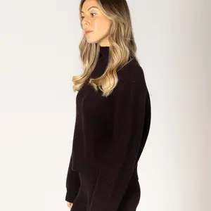 Lyla & Lux Evolet Mock Neck Knit