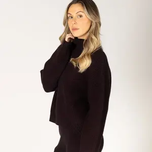 Lyla & Lux Evolet Mock Neck Knit