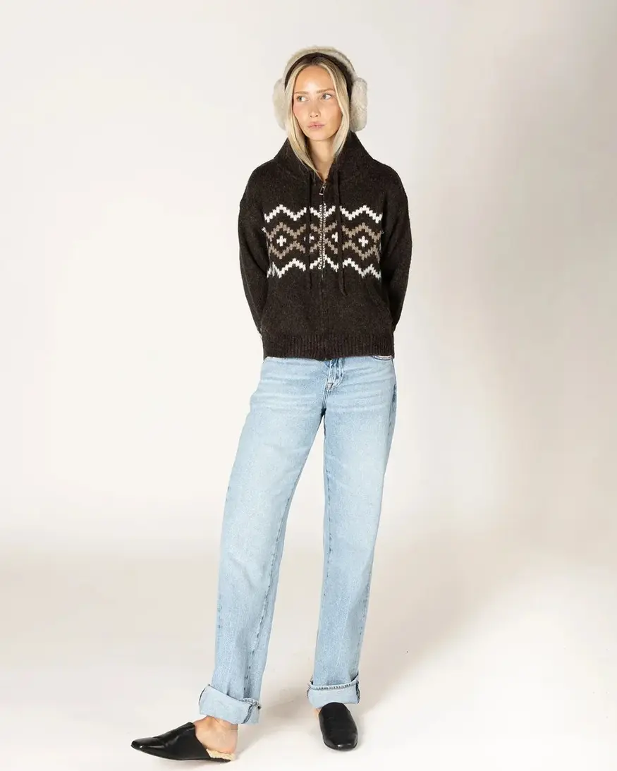 Lyla & Lux Ranch Zip Hoodie