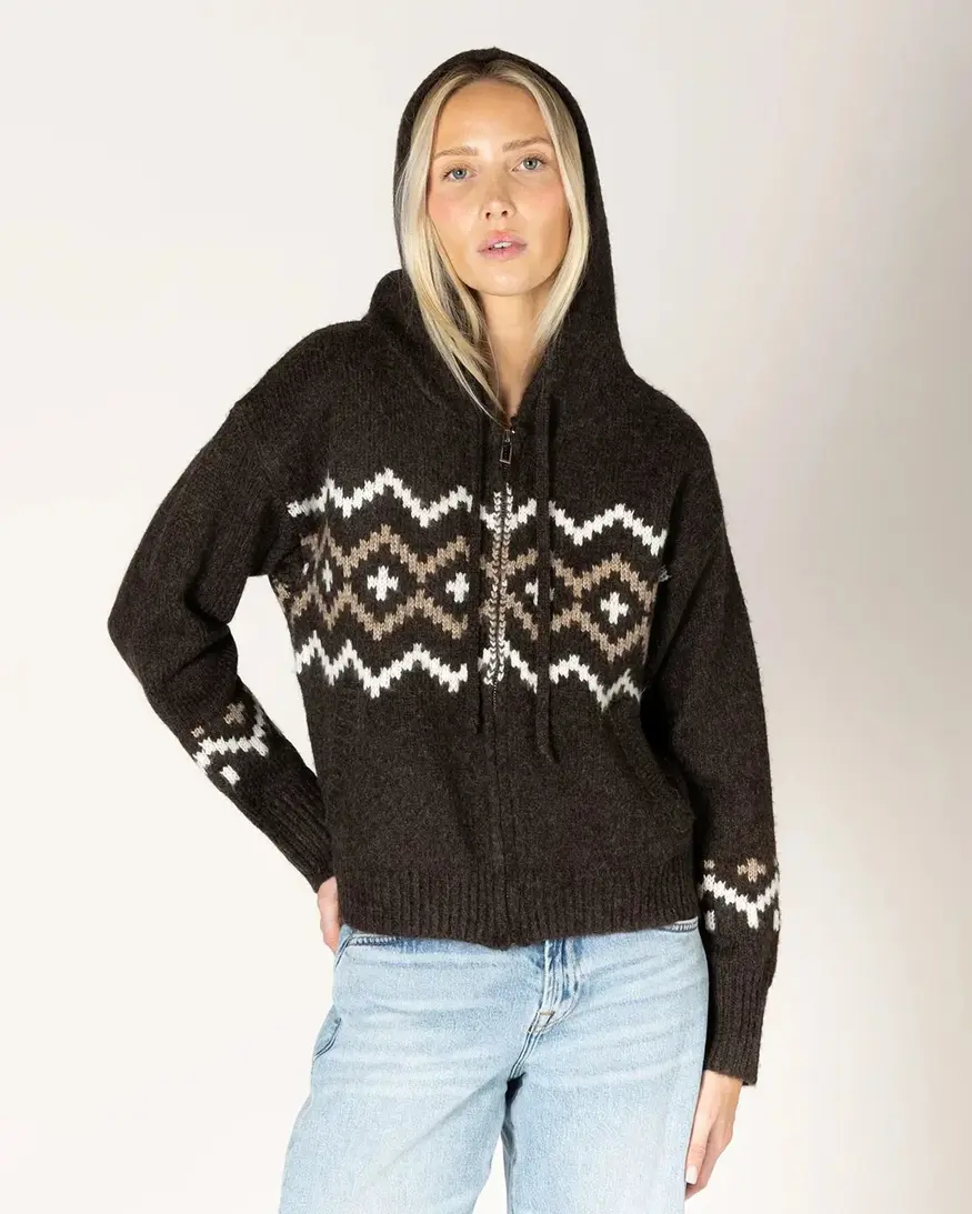 Lyla & Lux Ranch Zip Hoodie