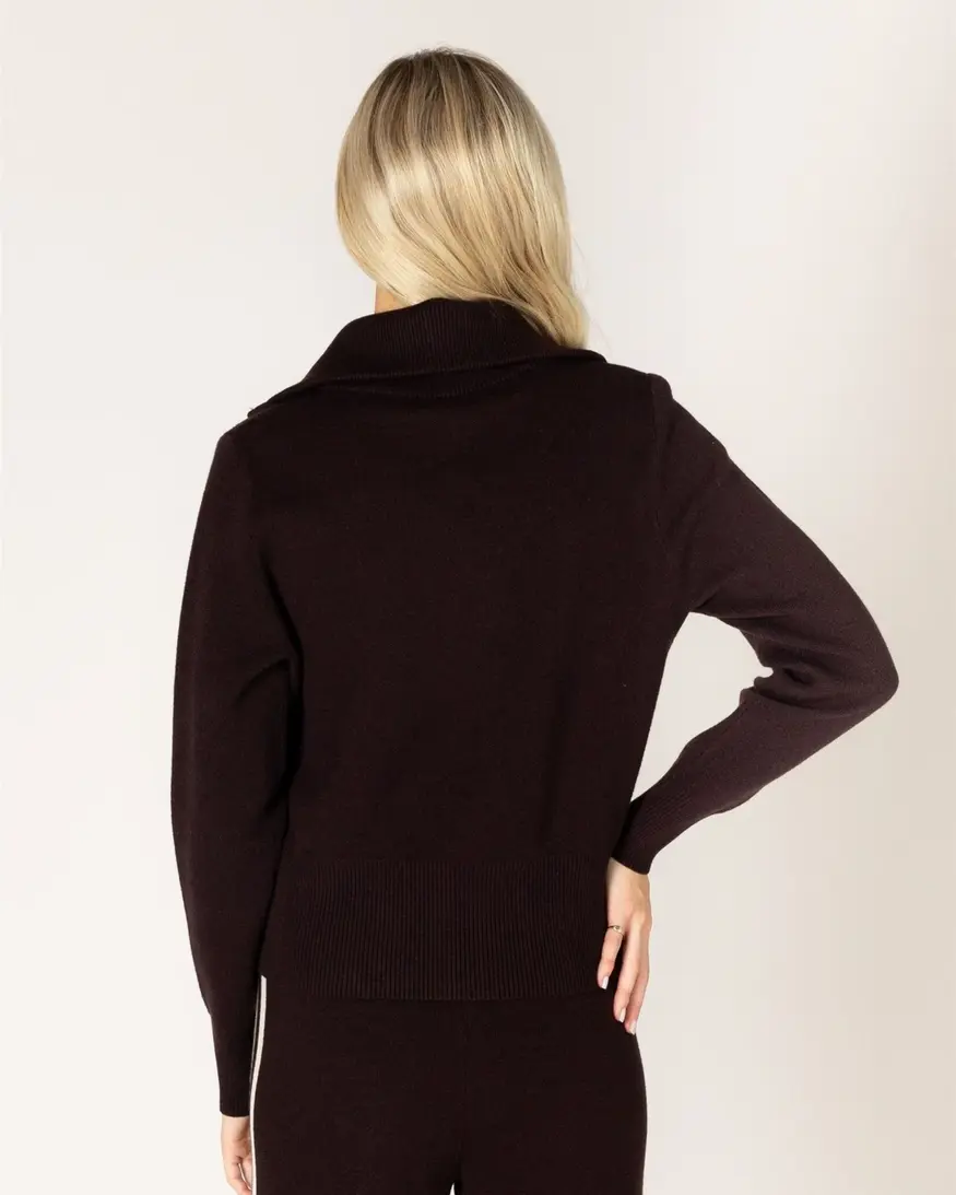 Lyla & Lux West Zip Cardi