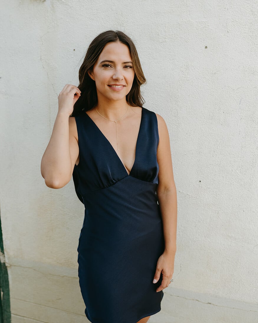 Lulus Liora V-Neck Mini Dress