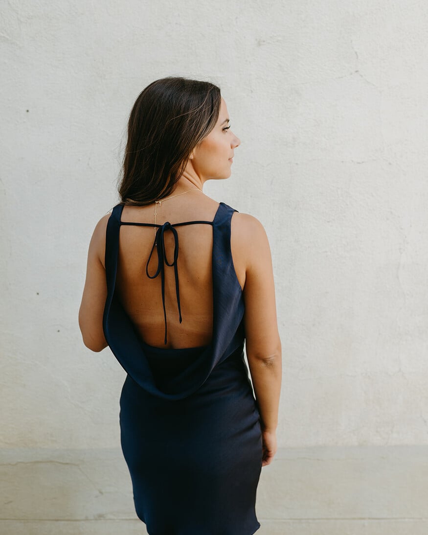 Lulus Liora V-Neck Mini Dress
