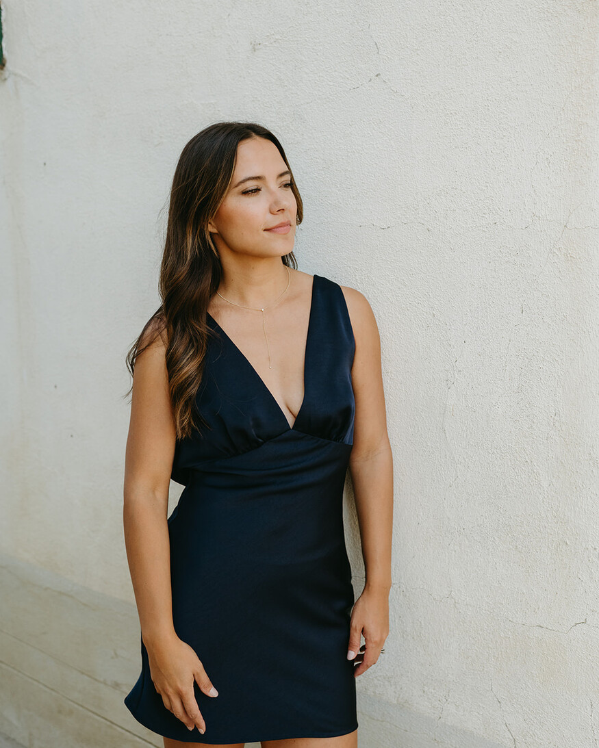 Lulus Liora V-Neck Mini Dress