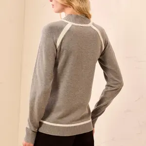 Tribal Caleb Mock Neck Sweater