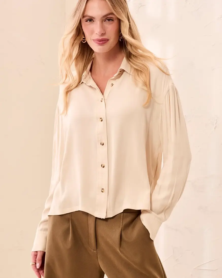 Tribal Careen Btn Front Blouse