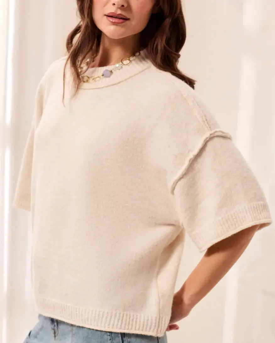 Tribal Caia SS Crew Neck Sweater