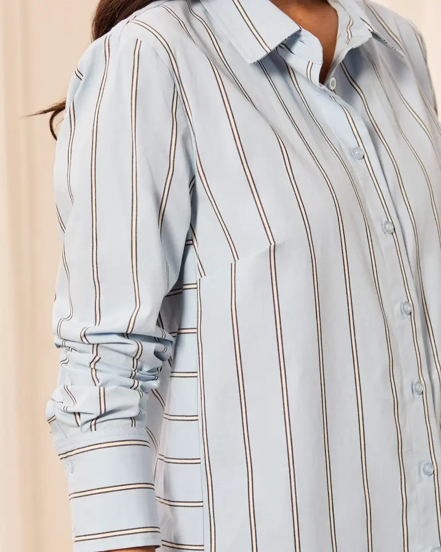 Tribal Calyrix Btn Front Shirt