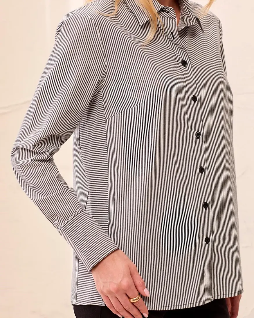Tribal Calyrix Btn Front Shirt