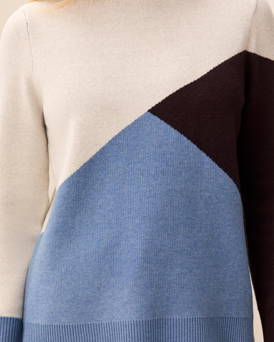 Tribal Cirella Mock Neck Sweater