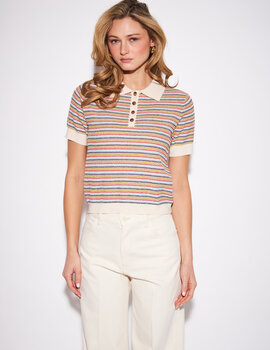 John + Jenn Roland SS Polo Knit