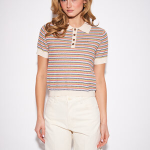 John + Jenn Roland SS Polo Knit