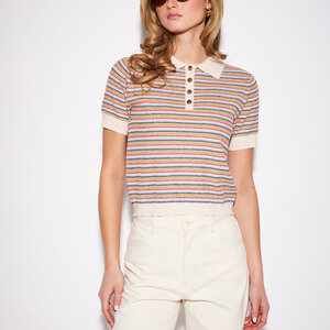 John + Jenn Roland SS Polo Knit