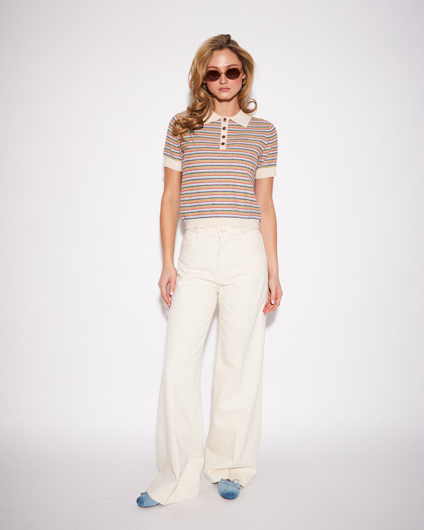 John + Jenn Roland SS Polo Knit